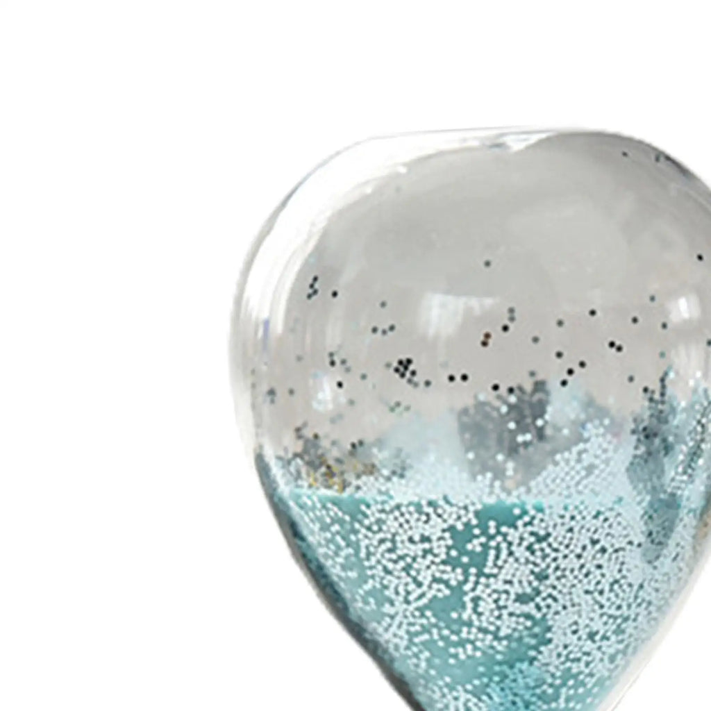 Glitter Glass Sand Timer Hourglass – Yoga, Decor & Gift Decorative Sand Timer Zpaxo