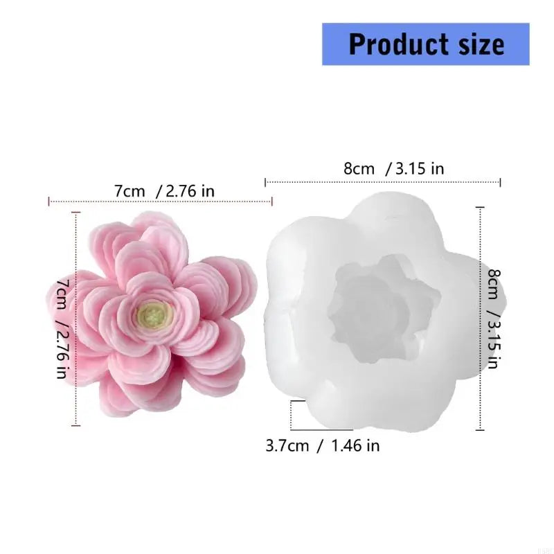 Silicone Mould Crystals Drip Flower Decorations Crafting Home Art