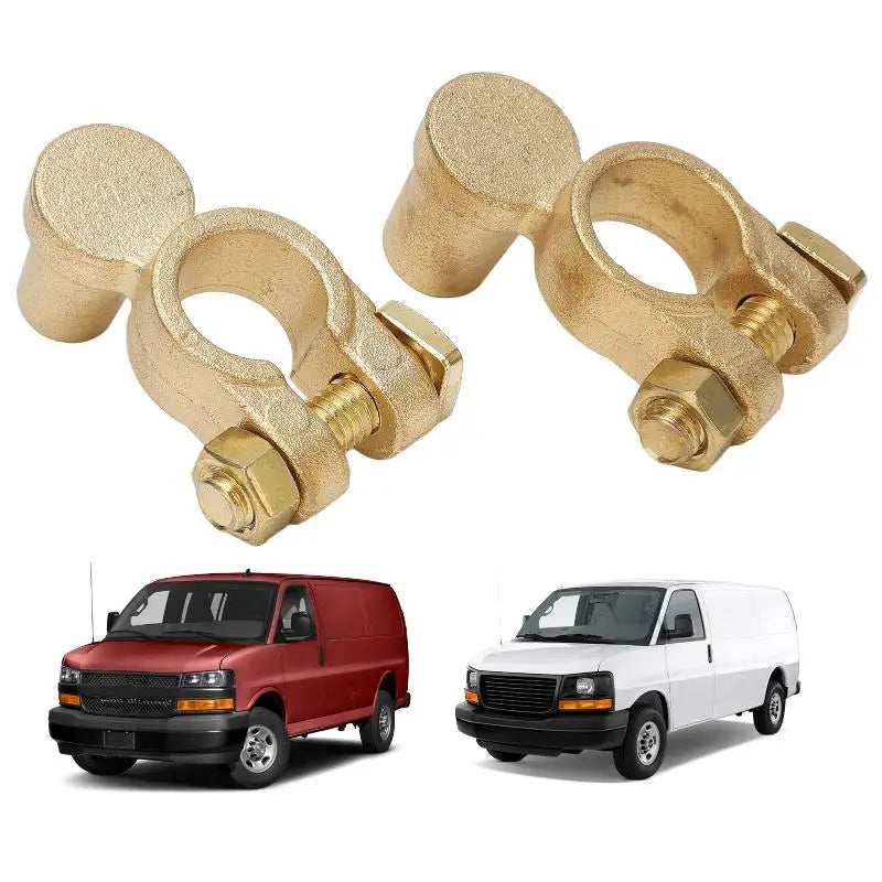 SAE to JIS Brass Car Battery Terminal Connectors – Pair