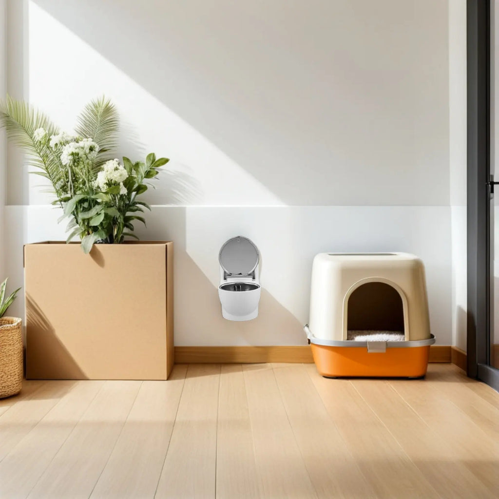 Cat Toilet Water Bowl Hanging Drinking Fountain Indoor Use Small Pet
