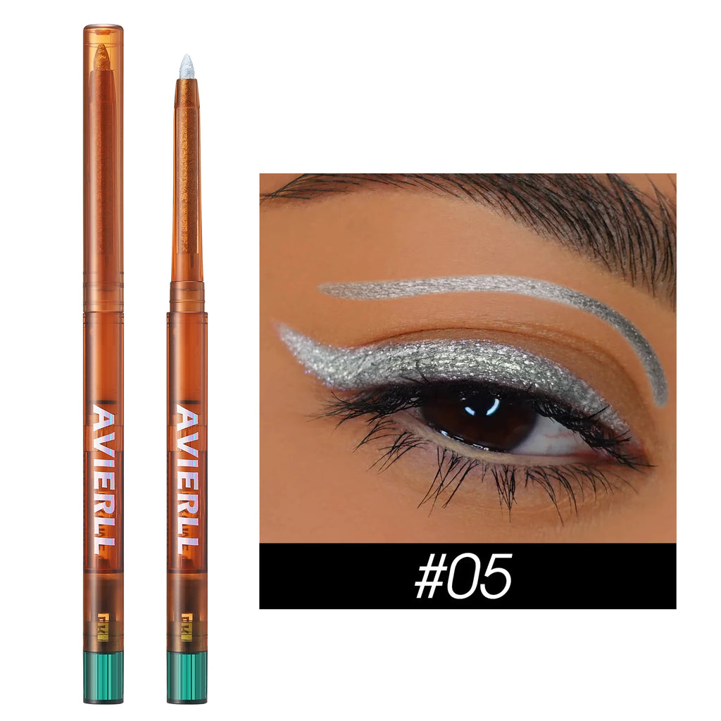 Eyeliner Gel Pencil Metallic Gradient Chameleon Glitter Waterproof Zpaxo 05 Full Size
