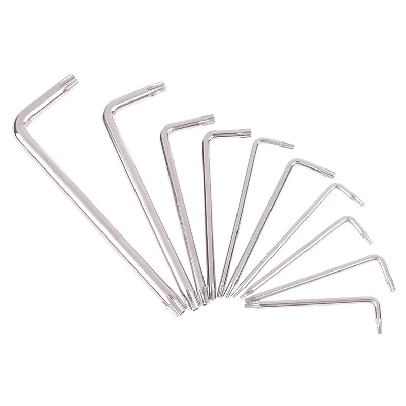 T6 T7 T8 T9 T10 T15 T20 T25 T30 T40 Six Lobe Torx Head Tamper Proof Zpaxo