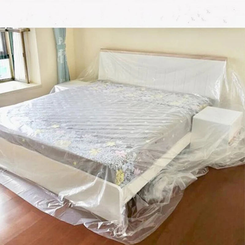plastic furniture Dust Cover Outdoor Garden Furniture Protector Cover Waterproof Dustproof Chair Cover Chair Sofa Bed Zpaxo