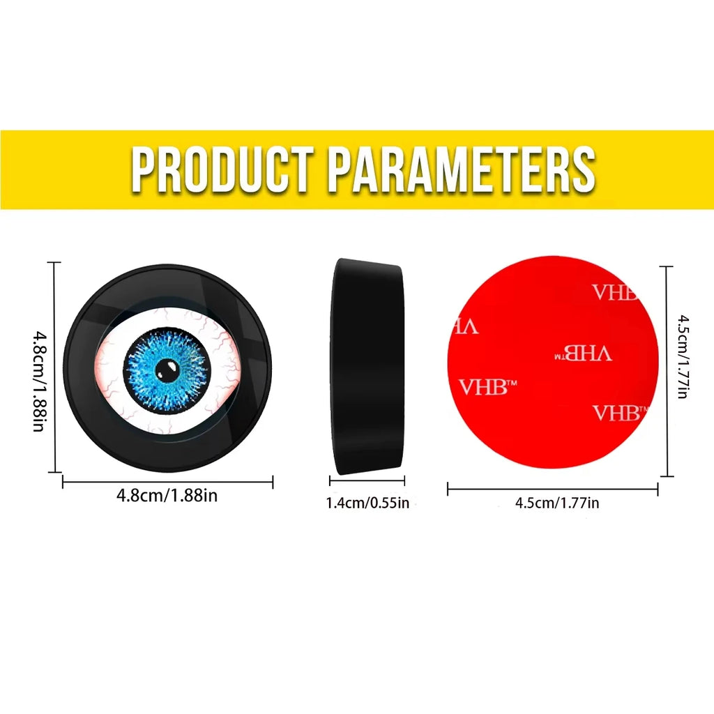 3D Devil Eye LED Motorcycle Decorative Light | 5V–36V Kit LED Decorative Light Zpaxo