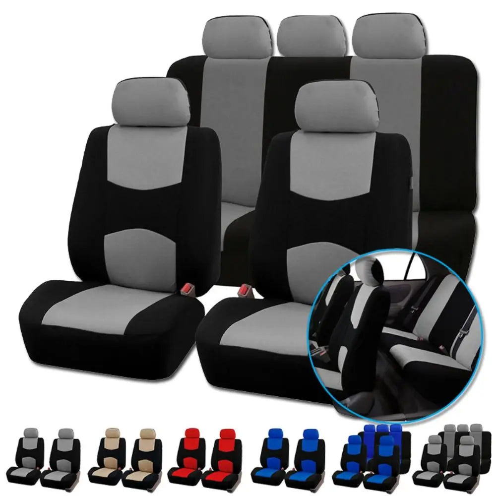 Front Chair Seat Car Accessories Auto Protector Mat Back Cushion Cover Zpaxo
