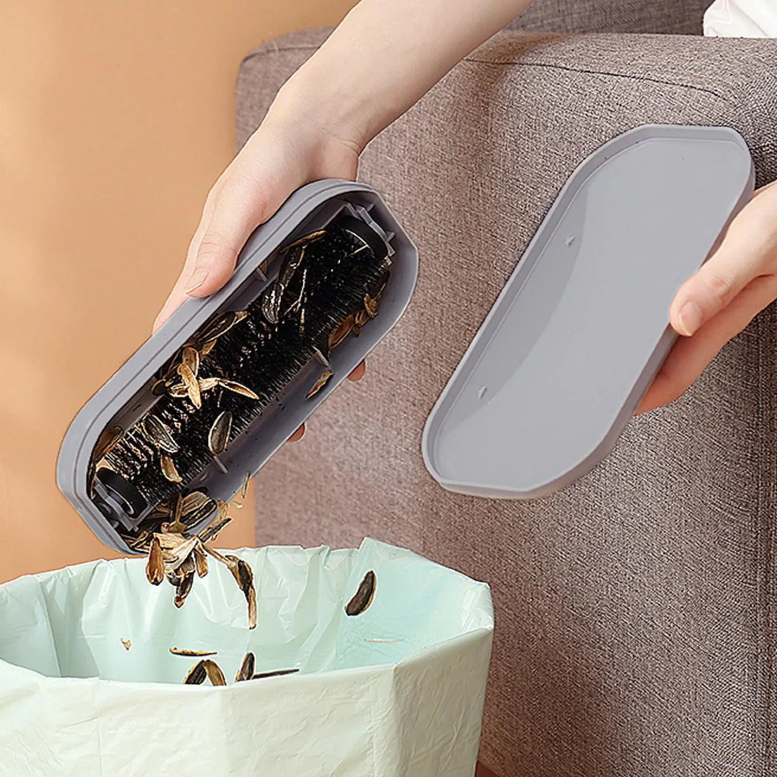 Table Crumber Hand Cleaning Brush Soft Bristles Portable Desktop