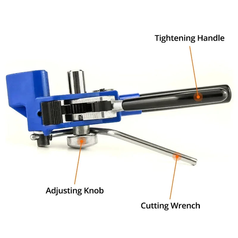 Stainless Steel Cable Tie Gun Banding Tools Strapping Gear Tension