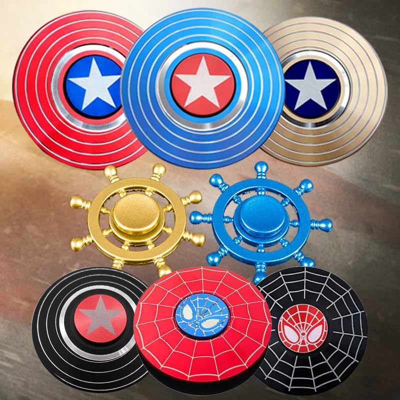 Shield Aluminum Alloy Fidget Spinner – Focus Toy | CE Certified