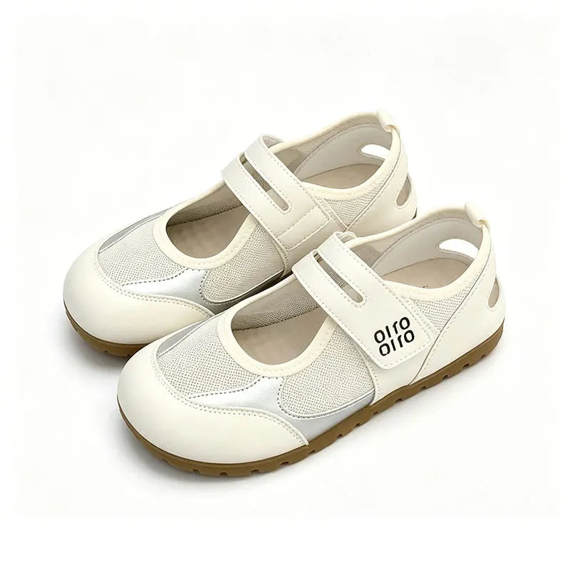 Women Mary Jane Flat Shoes Slip-on Casual Soft Bottom Lightweight