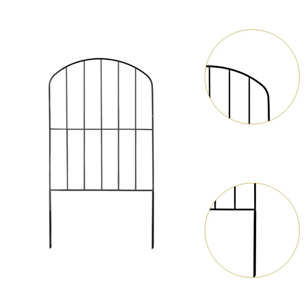 10Pcs Garden Fence Panels Animal Barrier Fences Outside Wedding Prop Lawn Pet Border Edging Garden Fencing for Small Dog Stairs Zpaxo