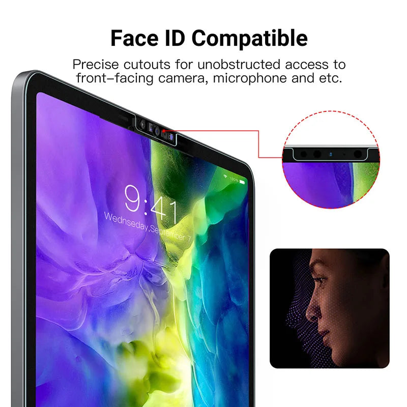 Matte Like Paper Film Screen Protector For iPad 10th 9th 8th 7th Mini 6 5 4 3 2 1 Protective Film For iPad Pro 11 12.9 2022 2021 Zpaxo