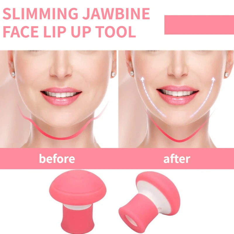 Silica Gel Face Lifting Mouth Jaw Exerciser Slimming V-line Shaping