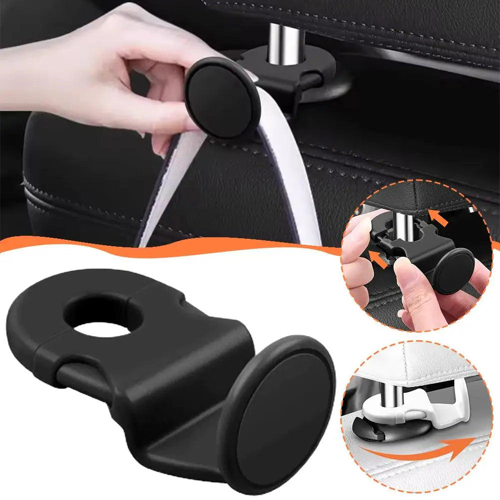 Car Headrest Hook – Heavy-Duty 20KG Back Seat Organizer Car Seat Organizer Zpaxo