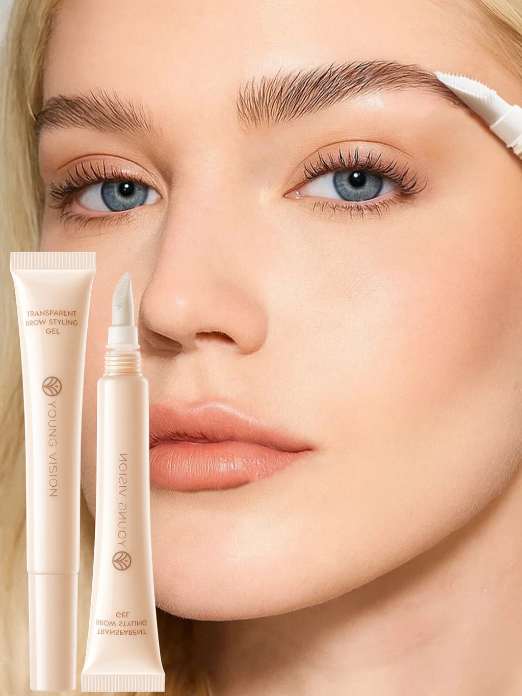 Clear Eyebrow Gel – Lightweight, non-flaky formula with micro comb applicator for even coverage, natural texture, and perfect br Zpaxo