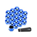 20/40-Pack Wheel Nut Bolt Covers – 17 19 21mm Anti-Rust ABS Caps