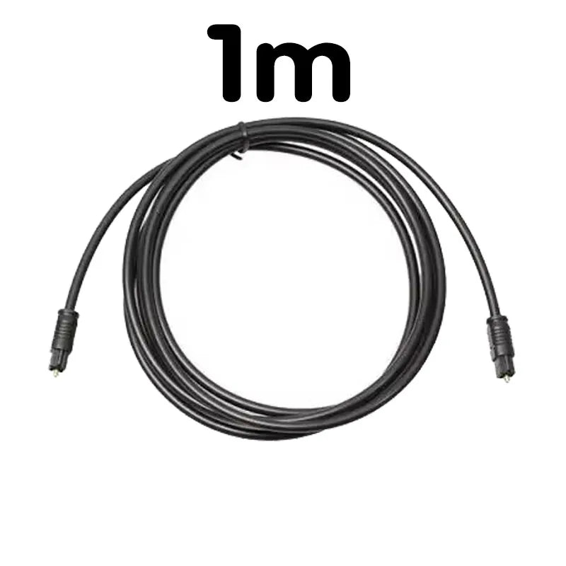 Toslink Gold-Plated Digital Optical Audio Cable – SPDIF 1–20m