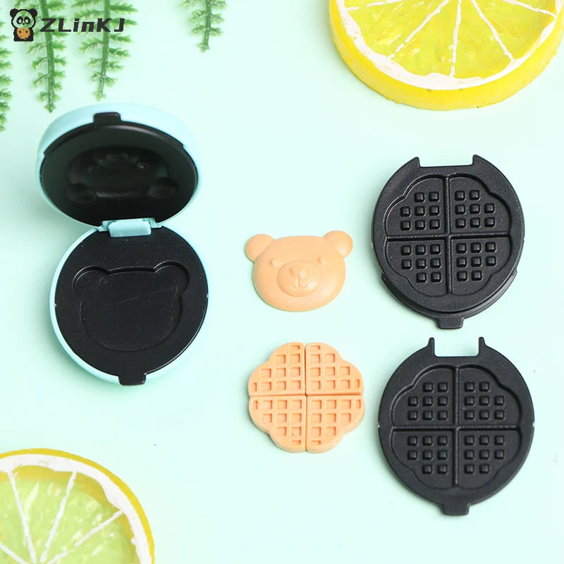 ▶Mini Electric Oven for 1/6 1/12 Scale Dollhouse Kitchen Furniture Decration Accessories Miniature Food Bread Maker Model Zpaxo