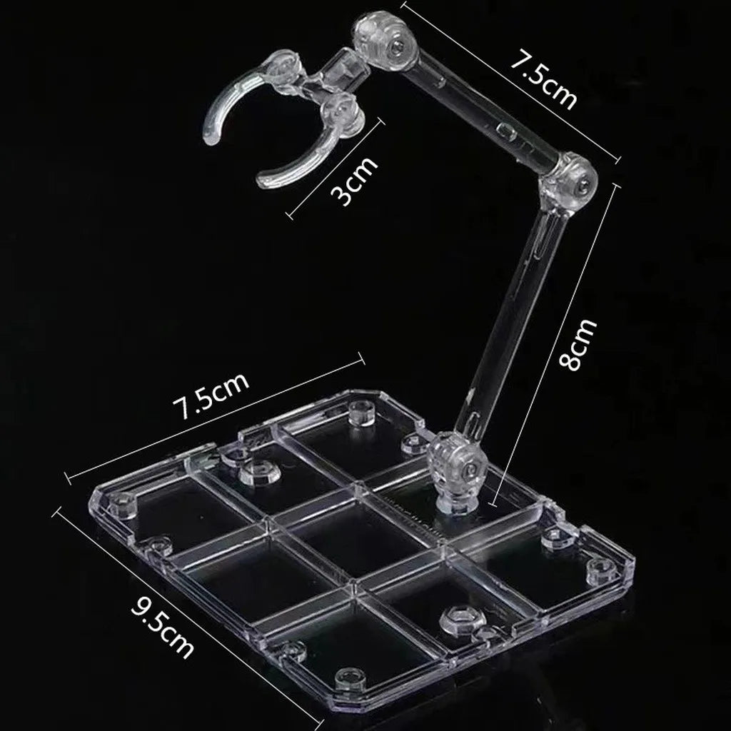 Clear Acrylic Action Figure Display Stand – Clip Waist Holder Figure Display Stand Zpaxo