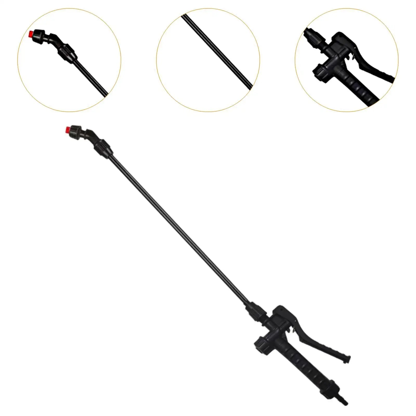 Gardening Sprayer Wand Metal Extension Atomization Water Spray Attachment for Outdoor Garden Fruit Tree Care Zpaxo