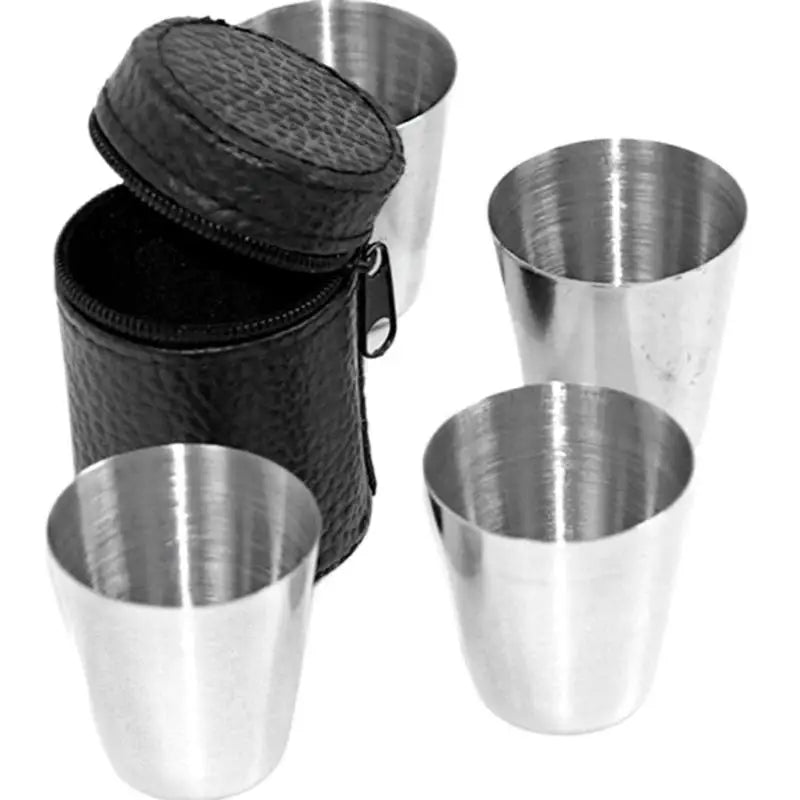 Stainless Steel Glass Outdoor Small Glasses Travel Picnic Cup 30 70 Zpaxo