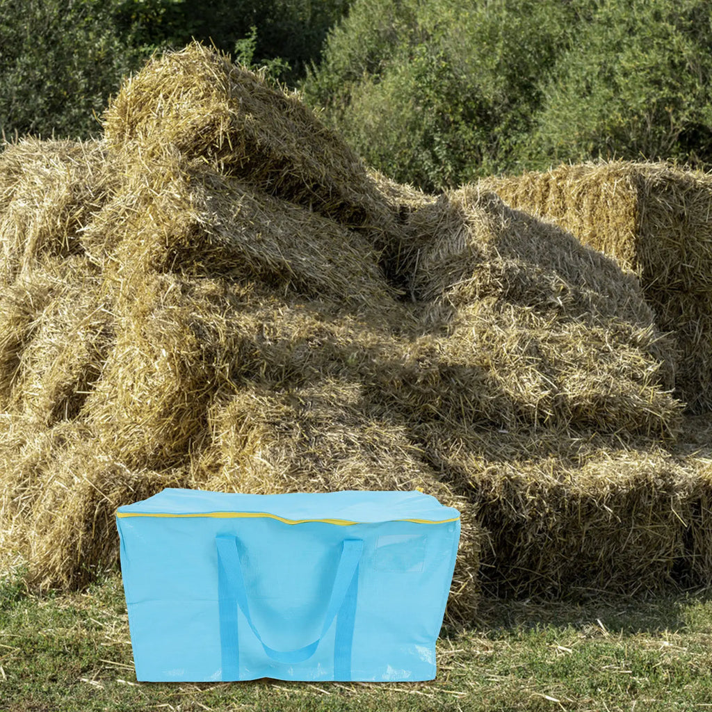 Large Hay Storage Bag Heavy Duty Pe Woven Material Freshness