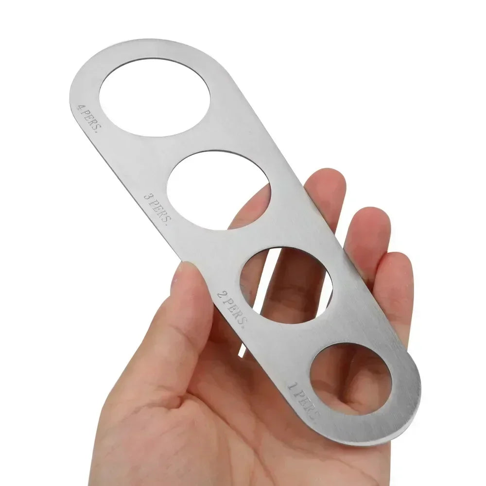 New Stainless Steel Spaghetti Pasta Noodle Measuring Tool 4 Servings For Quick Correctly Gauge Pasta Kitchen Cooking Gadgets YI Zpaxo 1pc