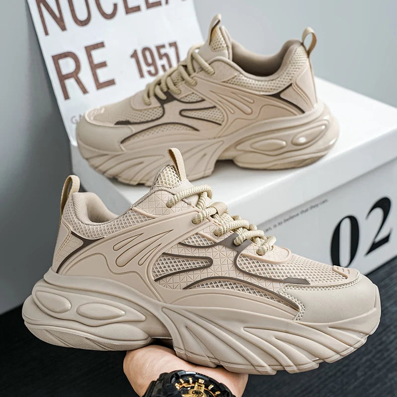 Men's Shoes Casual Sneakers Luxury Trainers Breathable Race Running