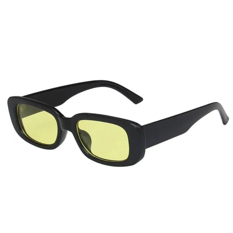 Vintage Square Small Sunglasses – Unisex Hip Hop Style