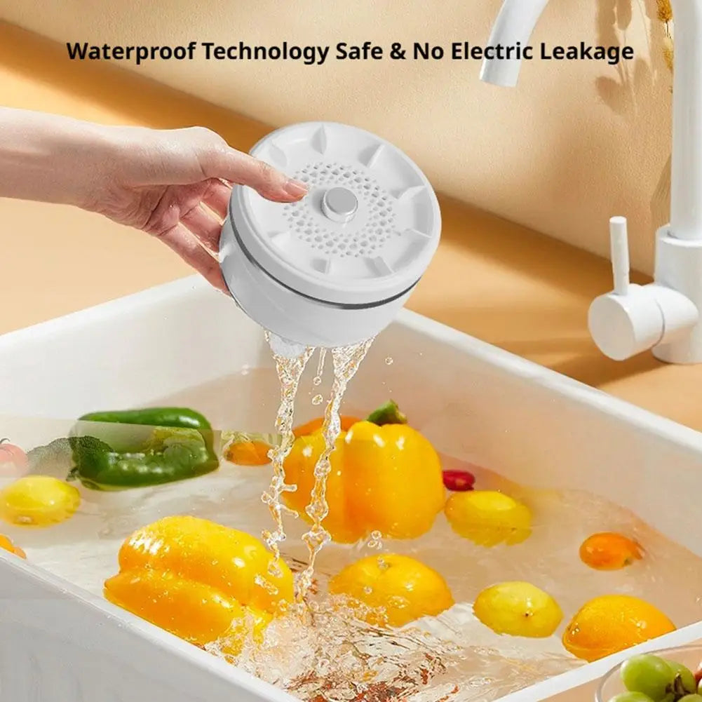 Fruit Washer, Automatic Water Washing Purifier Machine for Fruits, Vegetables, Meat, Seafood, Tableware, Utensils, Kitchen Zpaxo