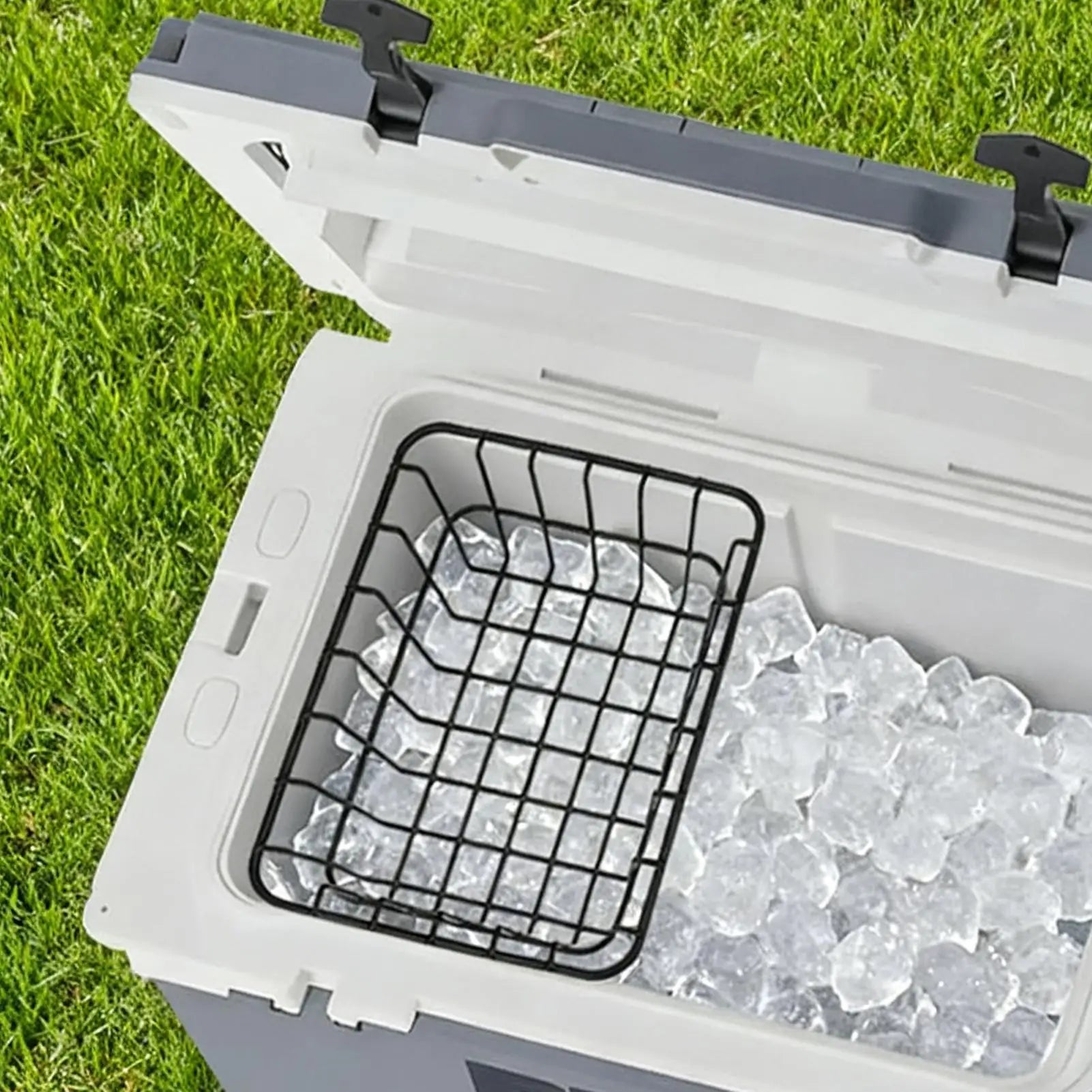 Freezer Baskets Metal Upright Container Refrigerator Basket Cooler
