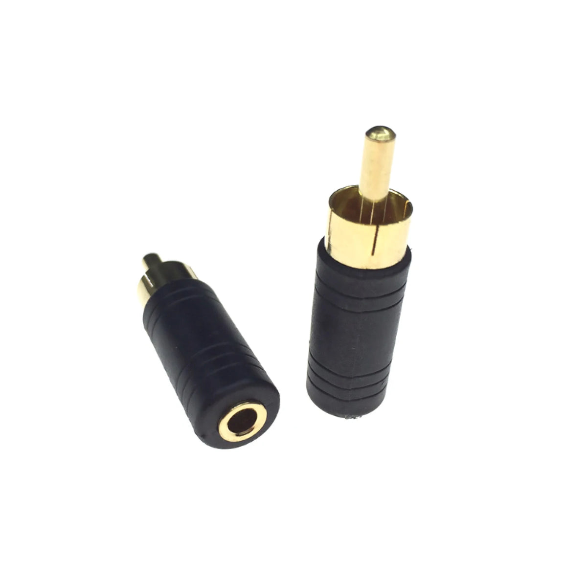 1 8 Mono Female Jack RCA Male Plug Audio Adapter Cable Converter Gold Zpaxo Gold plated head