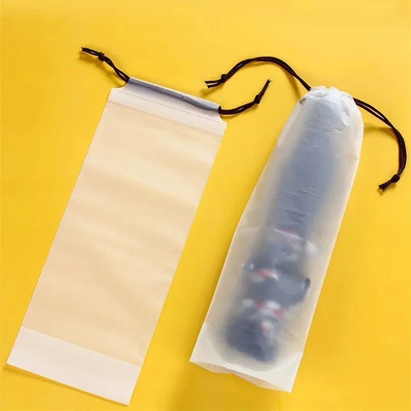 Waterproof Umbrella Storage Bags – Drawstring Cover, 5–40 Pack