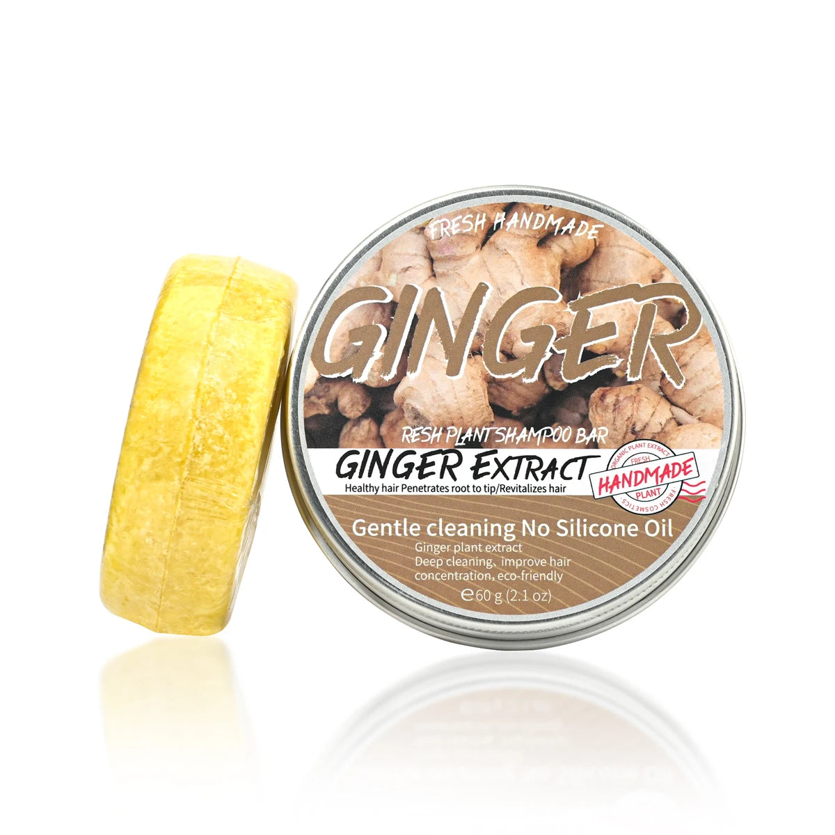 Ginger & Jojoba Solid Shampoo Bar – Oil Control & Hydrating Solid Shampoo Bar Zpaxo