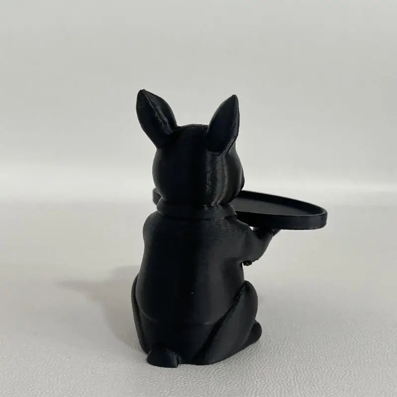 Dog Statue,Lovely Dog Figurines Sculpture with Storage,Candy Jar,Candy Dish Bowl Bowl for Office Entryway Table Zpaxo CN