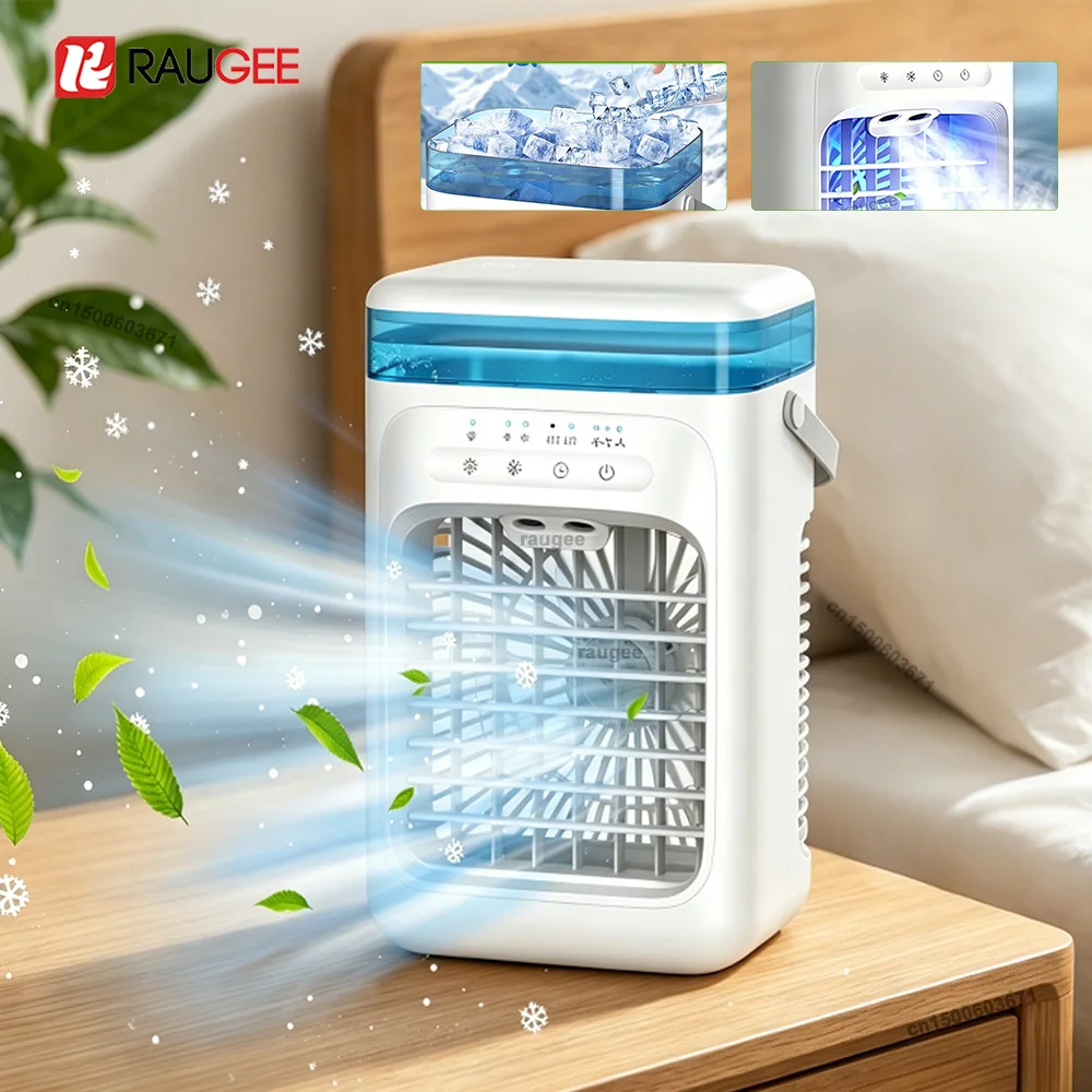 Portable Air Conditioner Fan Small Cooler USB Desktop Humidifier
