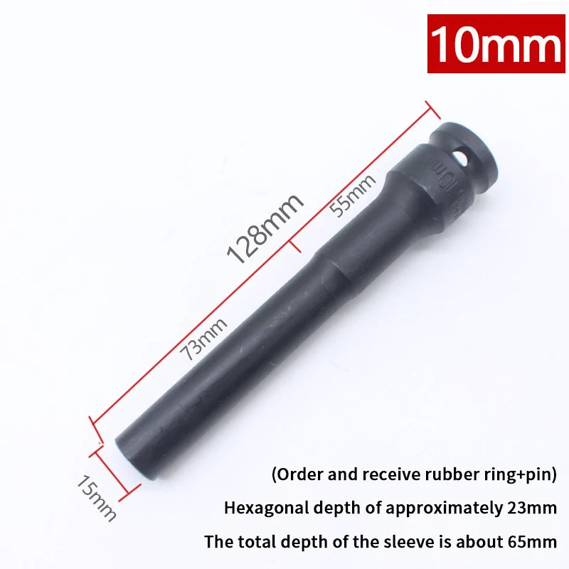 1/2 Drive Socket Wrench Hex Socket Head 8-19mm Socket Head Tire Removal Tools Adapter Spanner Converter Zpaxo 2