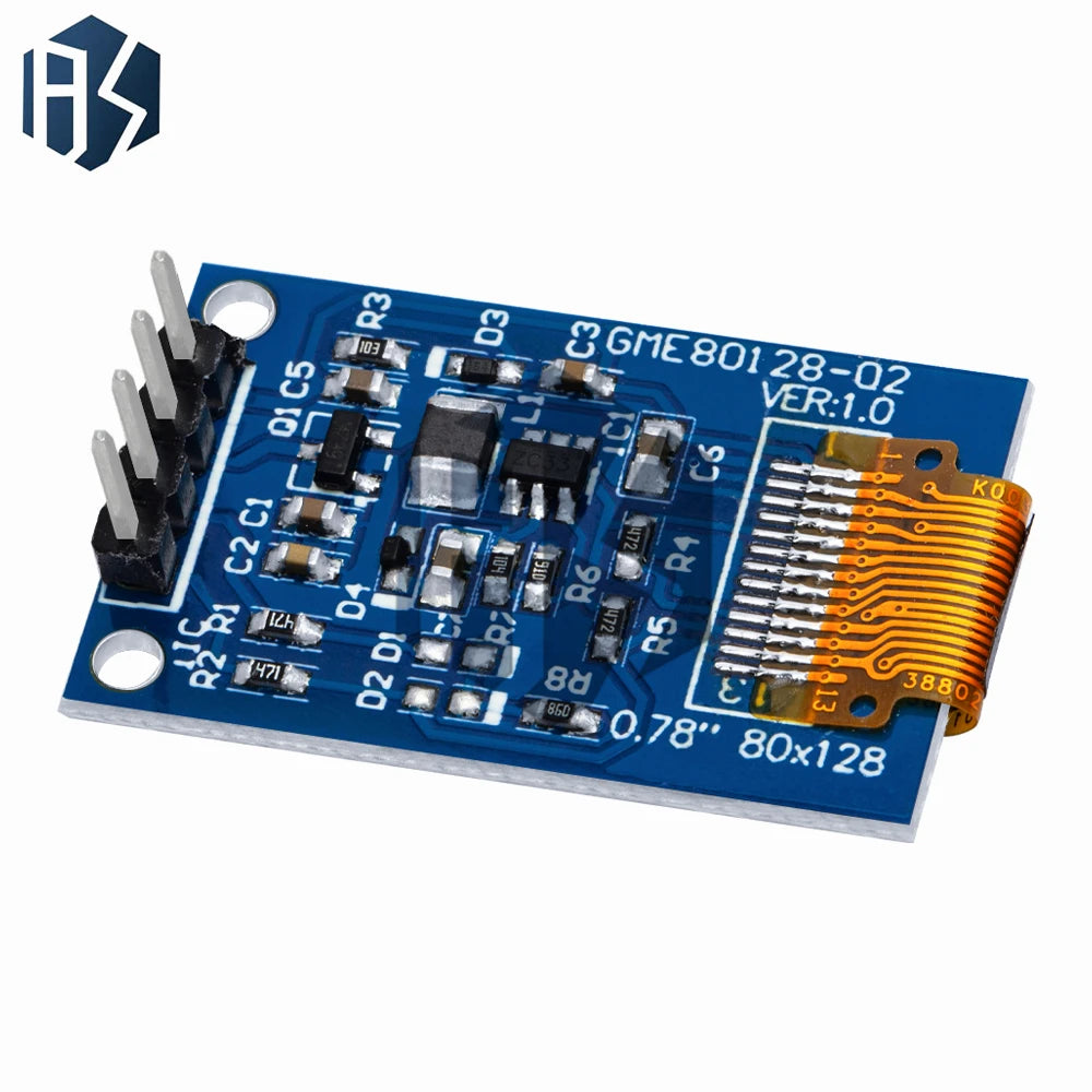 OLED LCD Module 80 128 Dot Matrix Screen I2C Interface Arduino Zpaxo