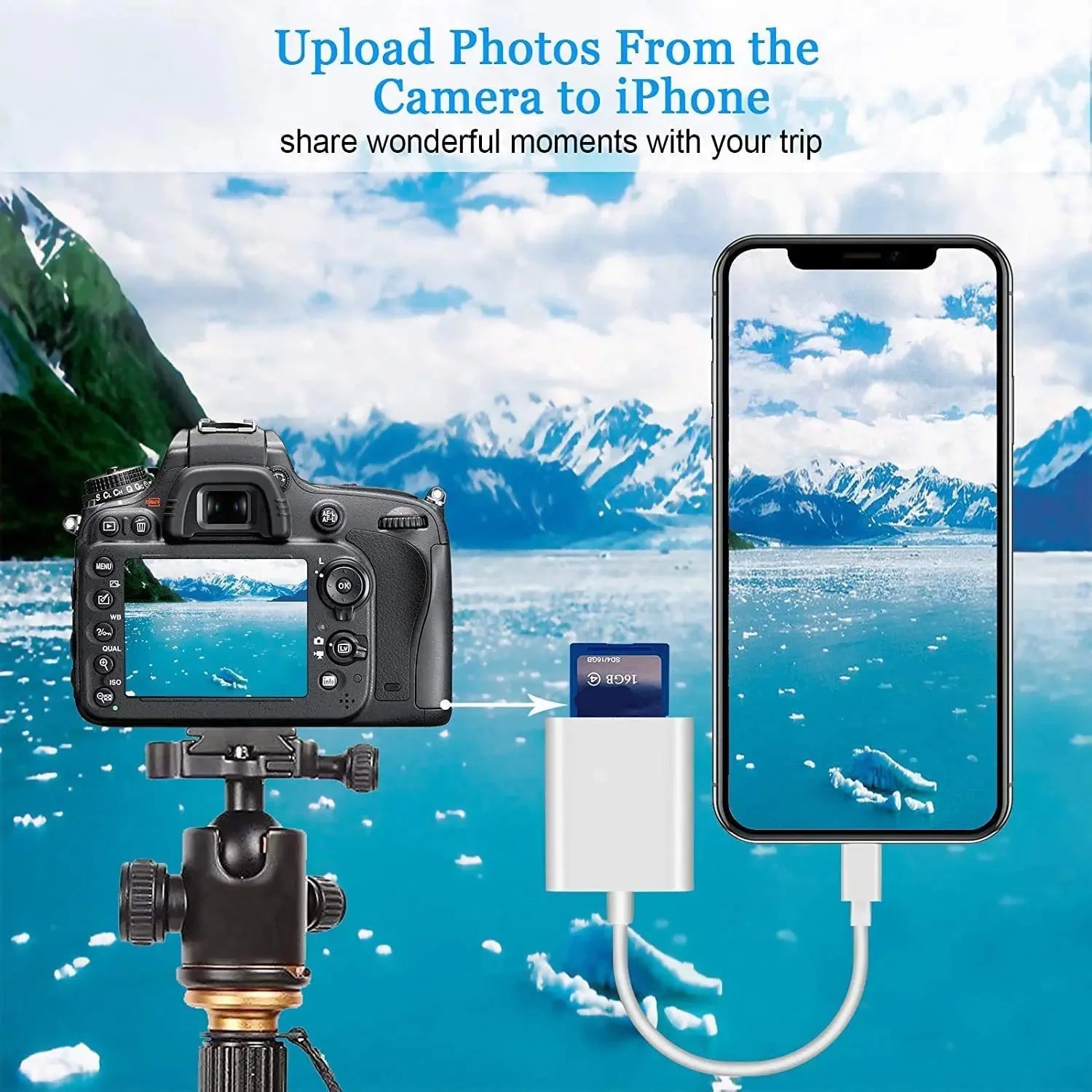 Lightning SD Card Reader Iphone Ipad Camera Memory Adapter Zpaxo