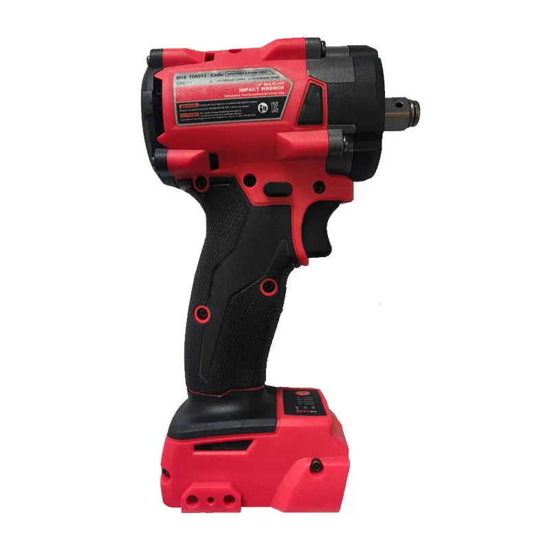 Brushless Impac Wrench 500N M Electric Driver 1 2 Repair Cordless