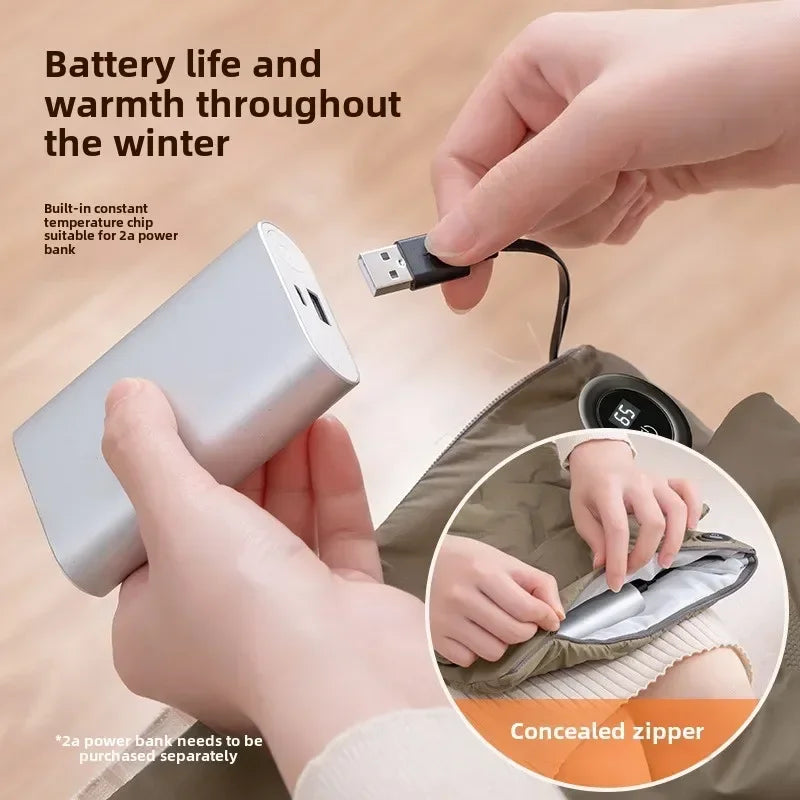 USB Graphene Heating Pad – Washable Knee & Hand Warmer Electric Heating Pad Zpaxo
