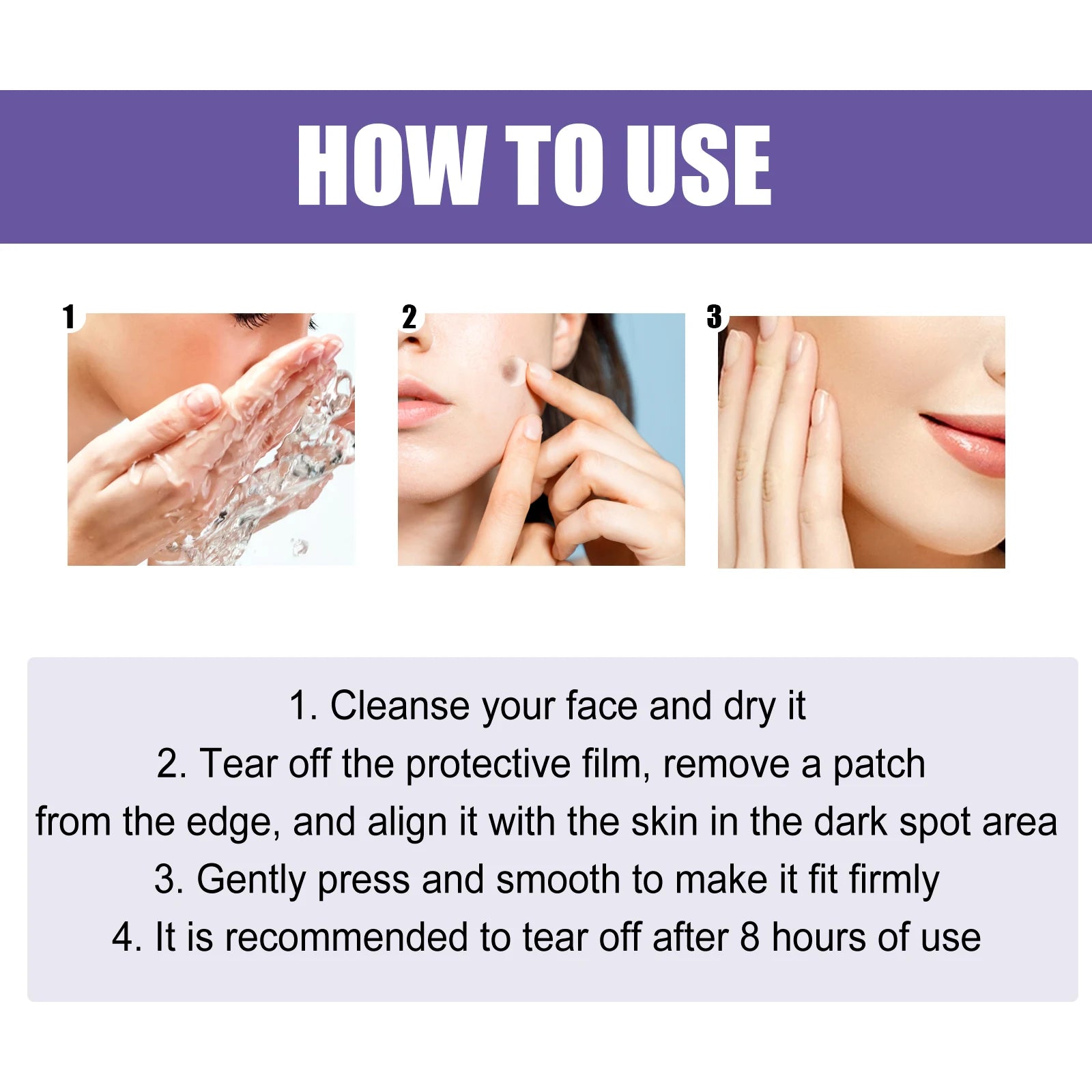 144Pcs EELHOE Hydrocolloid Face Removal Patch Niacinamide Vitamin C Smooth Skins Improve Cleansing Brightening Skin Shrink Zpaxo