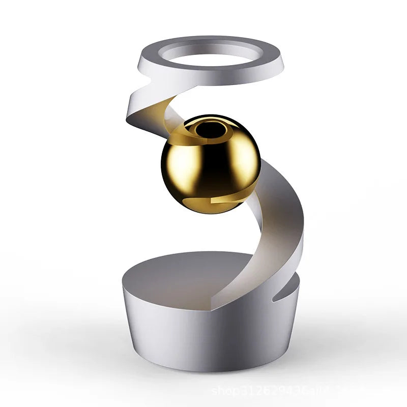Elegant Floating Gyro Ornament Aluminum Alloy Non Finger Rotating