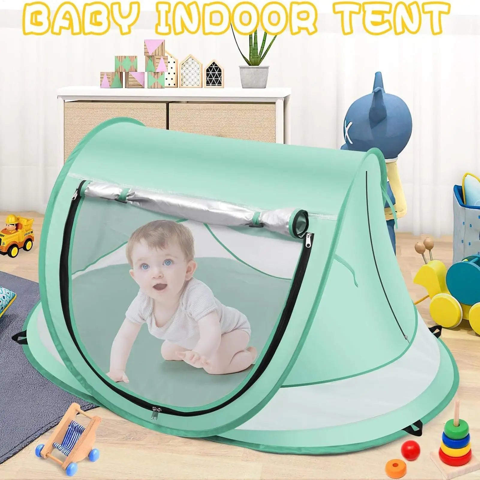 Kids Beach Tent UPF 50 Children Folding Canopy Game Backyard Vacation