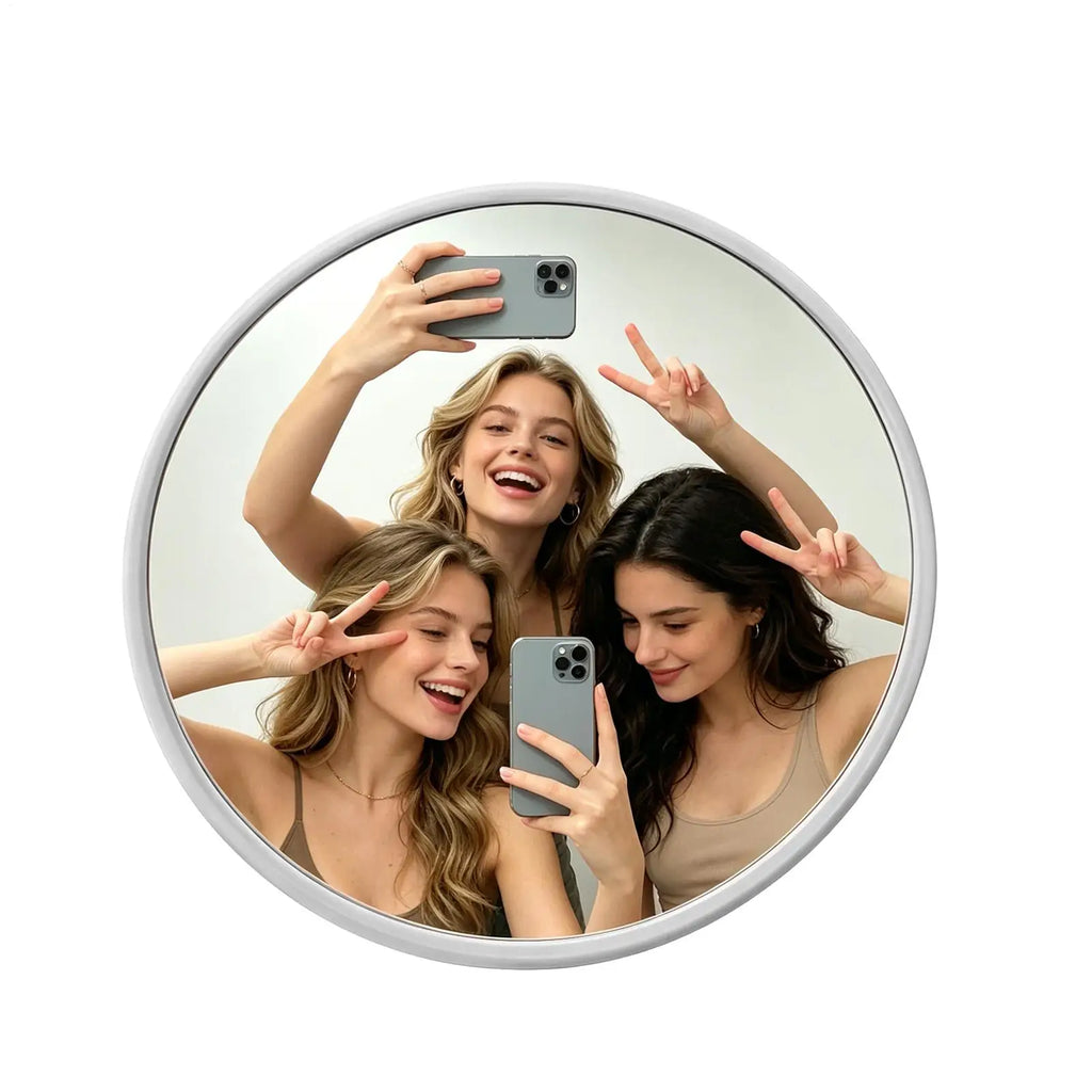 Mini Convex Travel Mirror – Wide-Angle Selfie Viewfinder 9.5cm Convex Travel Mirror Zpaxo
