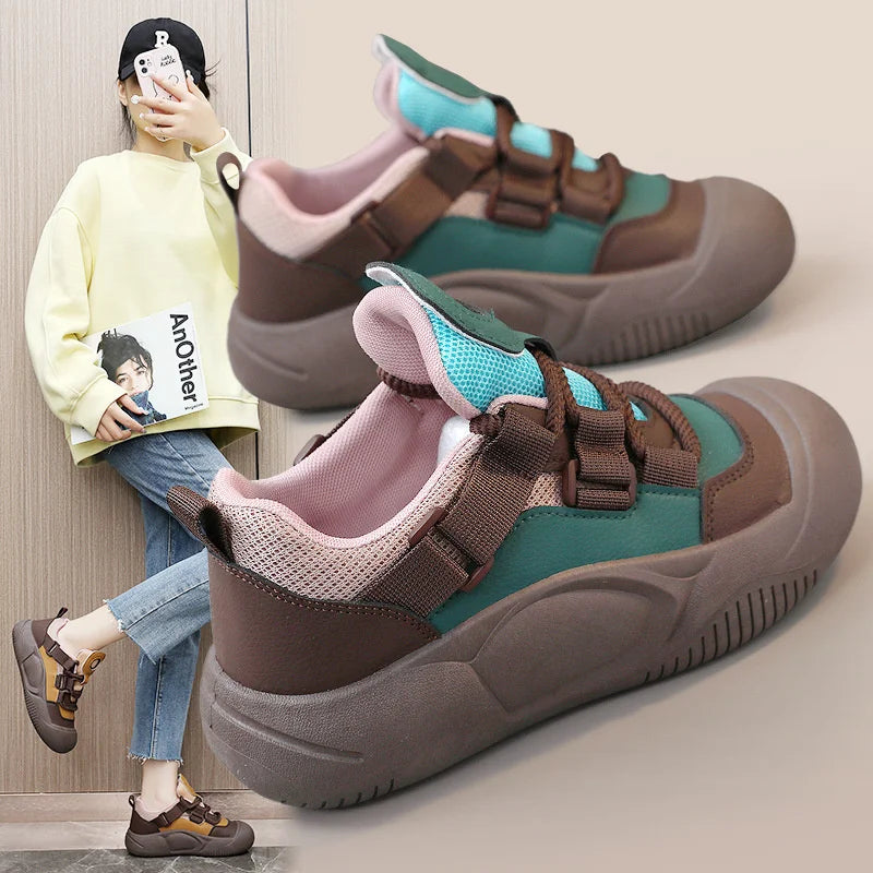 2026 Autumn Fashion Casual Shoes Women Platform Sneakers Elevating Zpaxo
