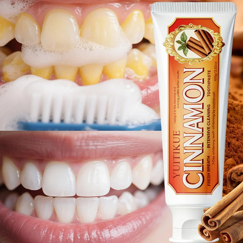YUITIKUE Cinnamon Toothpaste – Gum Care & Fresh Breath Natural Toothpaste Zpaxo