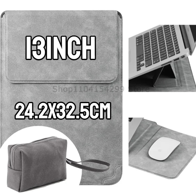 Multi-size Computer Cover Laptop Bag Tool Bag Ultra Thin Portable Mouse Pad Soft Lining Fit for Multiple Laptop Brands Zpaxo S-13inch-set
