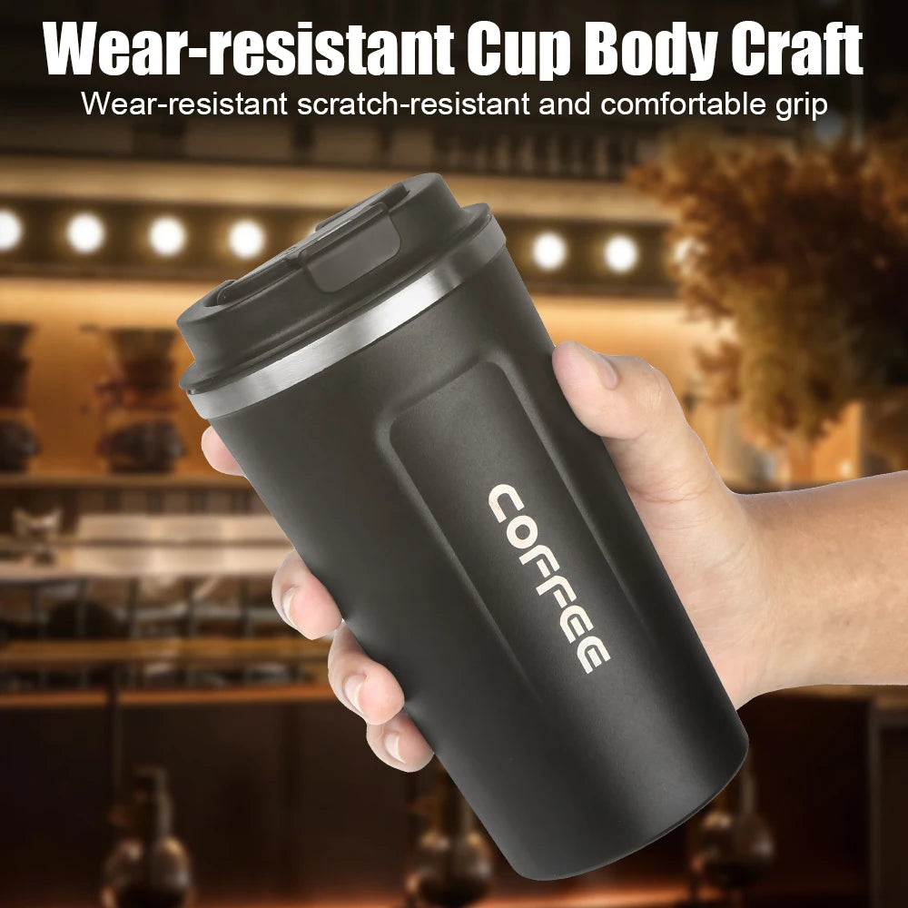 Coffee Mug Temperature Display Leakproof Car Tea Water Thermos Cup