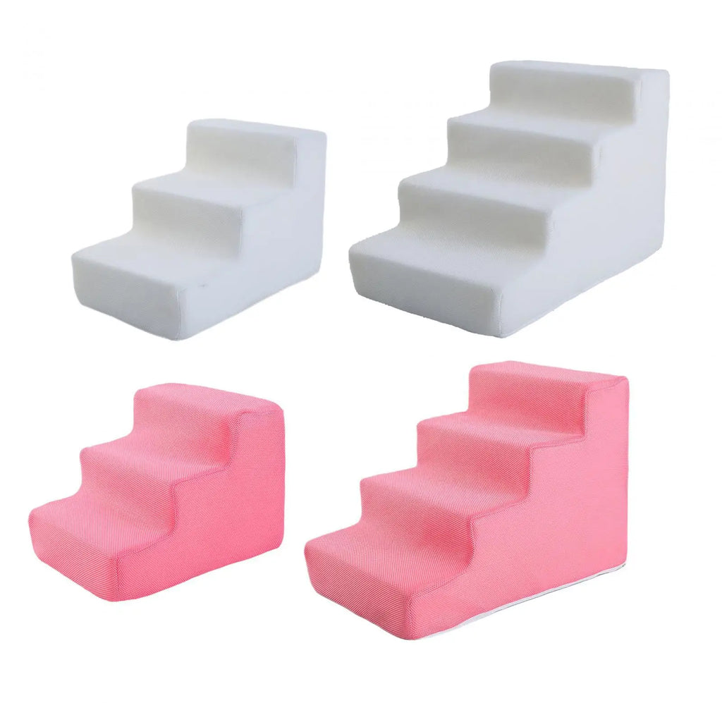 High Density Pet Steps Ladder Cat Ramp Balanced Pet Steps Dog Steps for Sofa Small Dogs and Cats Couch High Beds Puppy Supplies Zpaxo