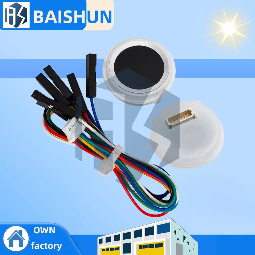 SFM-V1.7 Capacitive Fingerprint Sensor Module UART Interface Biometric Recognition Unit for Access Control IoT DIY Zpaxo